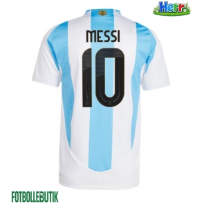Argentina Lionel Messi #10 Hemmatröja Copa America 2024 Kortärmad